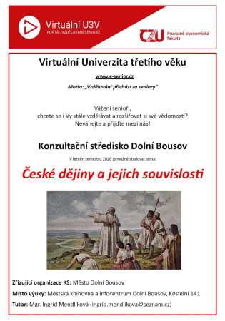 Harmonogram letního semestru 